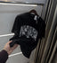 Amir i Black Logo Work Imported Oversized T-Shirt
