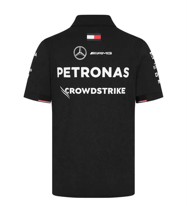 Tomm y Hilfiger Black Premium Polo T-shirt