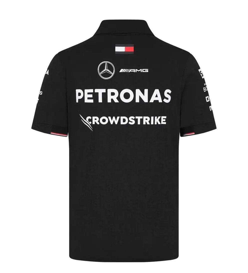 Tomm y Hilfiger Black Premium Polo T-shirt Main image