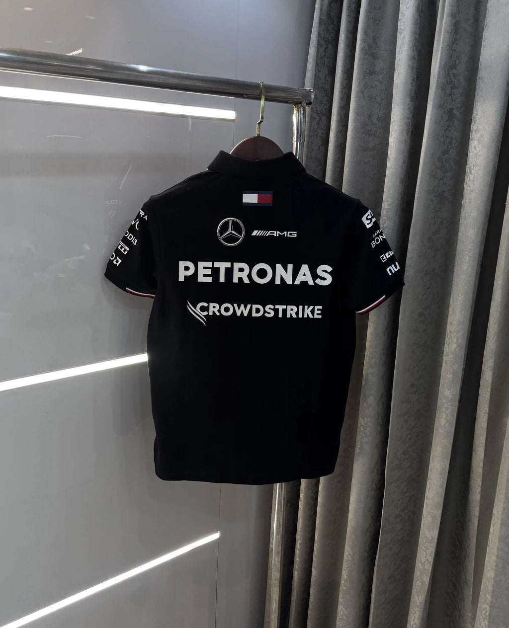Tomm y Hilfiger Black Premium Polo T-shirt