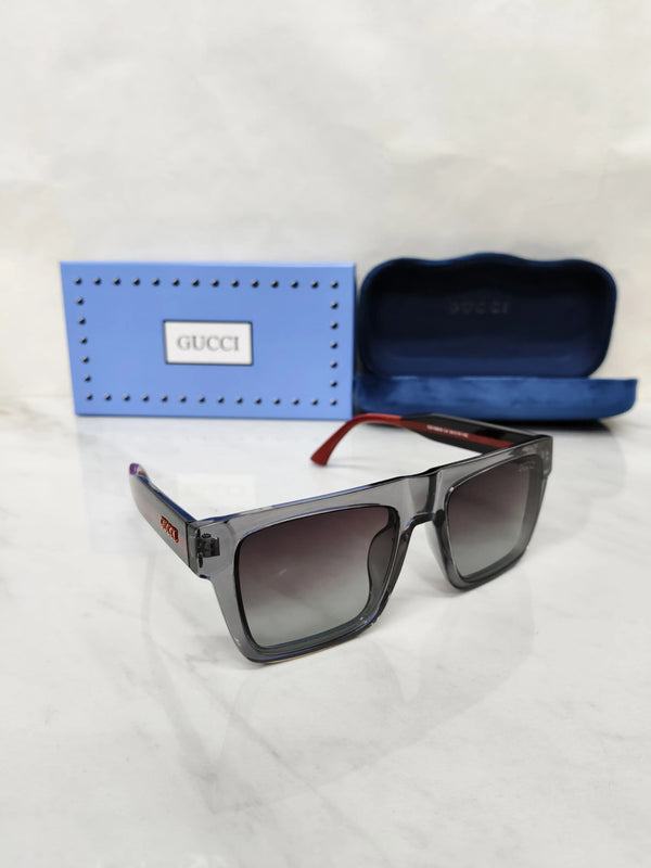 GUCCI 1868 SMOKE GREY LOGO STICK
