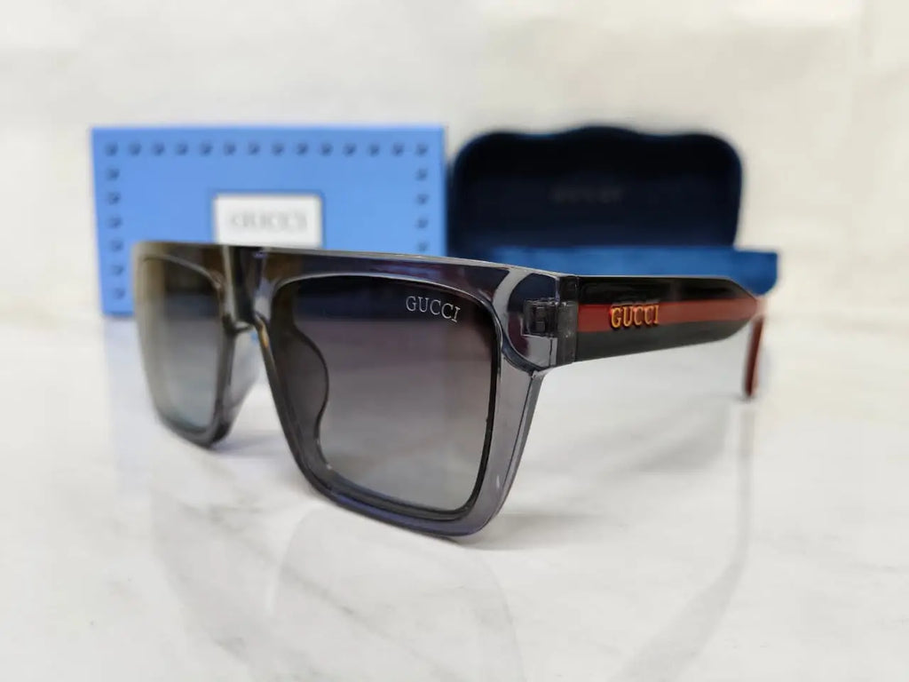 GUCCI 1868 SMOKE GREY LOGO STICK