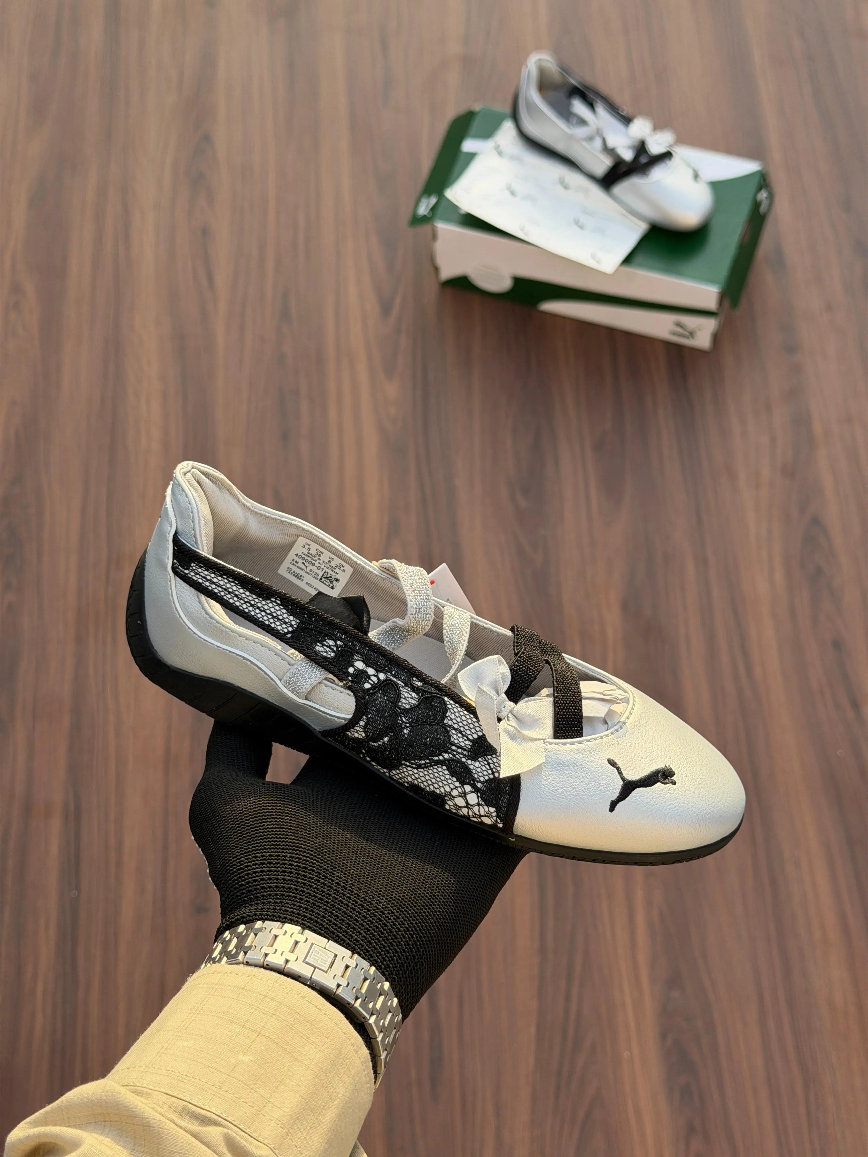 pummaa Speedcat Og Ballet Lace Silver (438 Secondary image