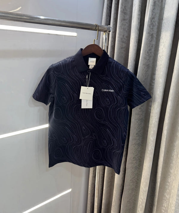 Calvin  Klein Navy Blue Premium Polo T-Shirt