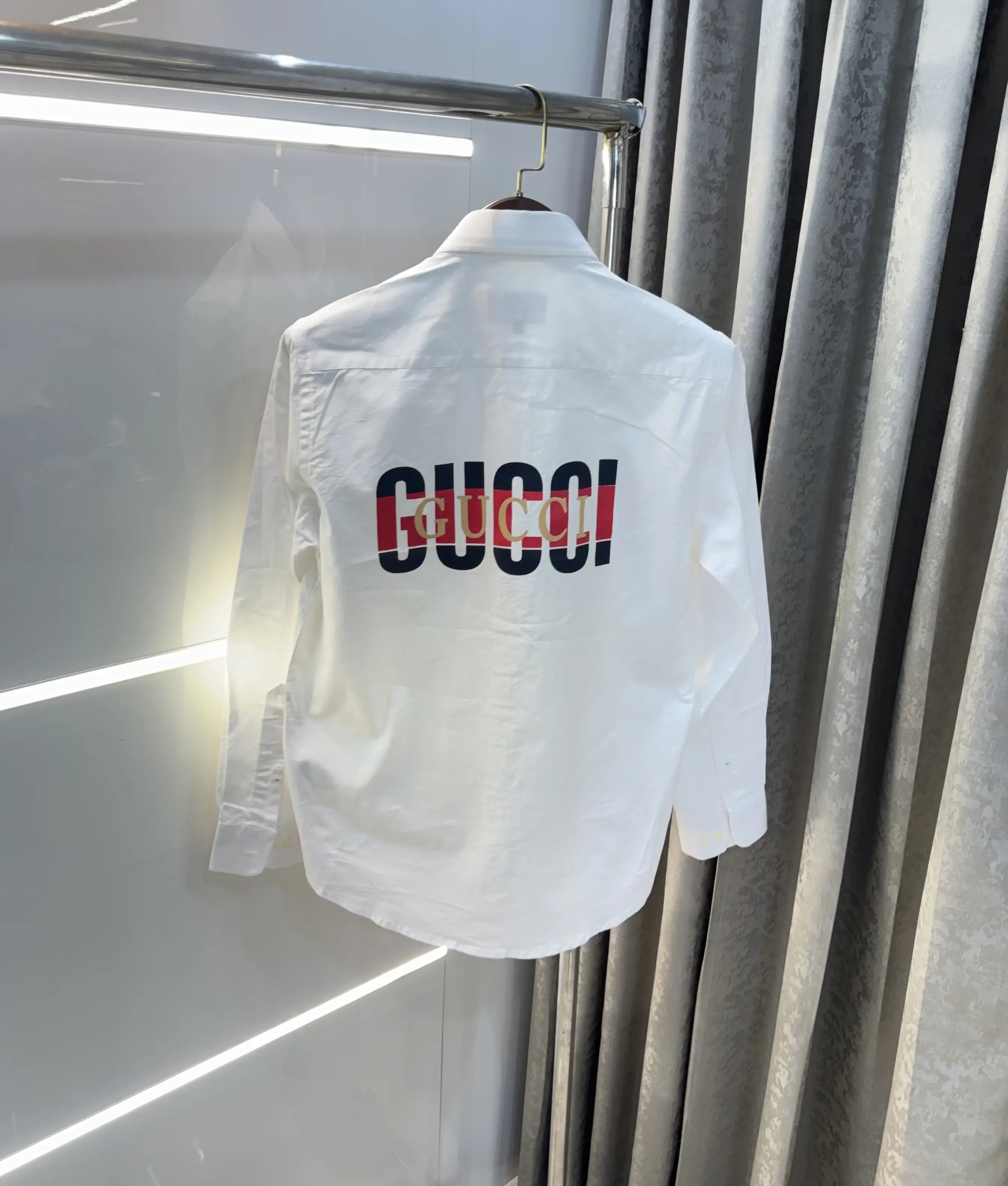 Gucc i White Logo Work Premium Shirt Secondary image