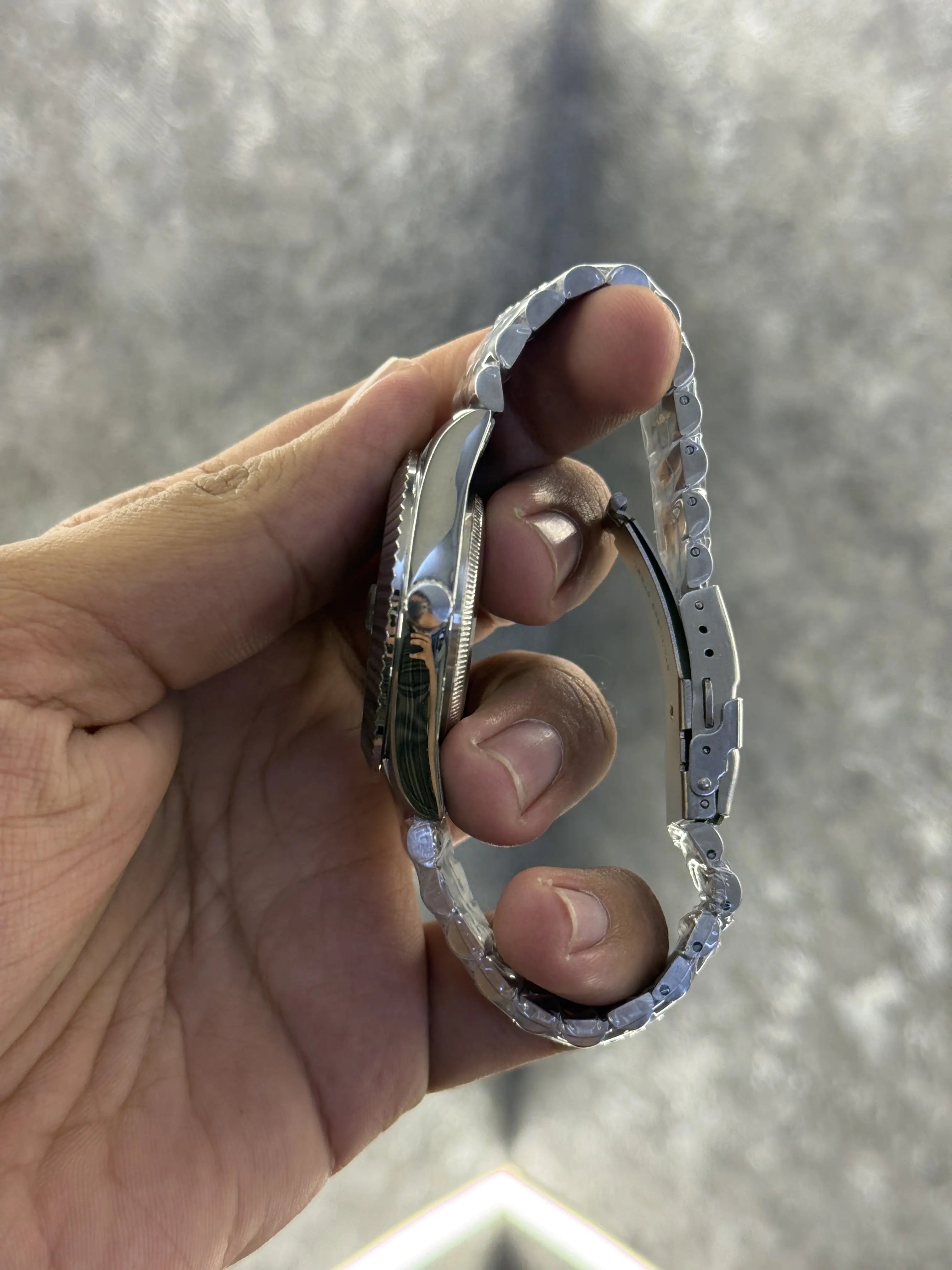 Seiko Mod Date Just Arabic Blue 085