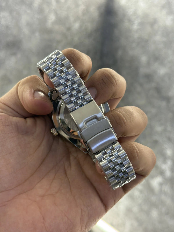 Seiko Mod Date Just Arabic Blue 085