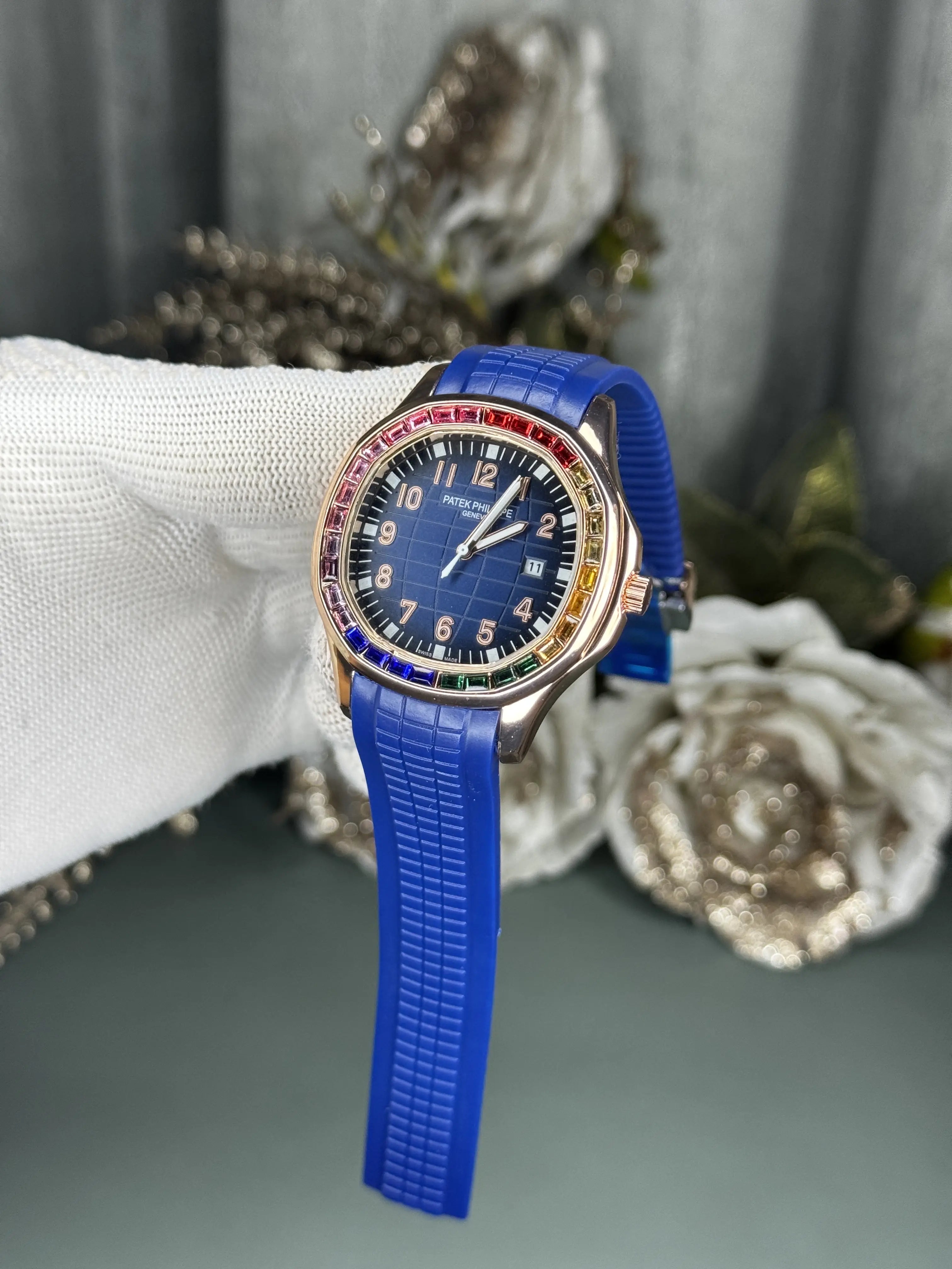 Patek Aquanaut Copper Blue Diamond Premium Watch Main image
