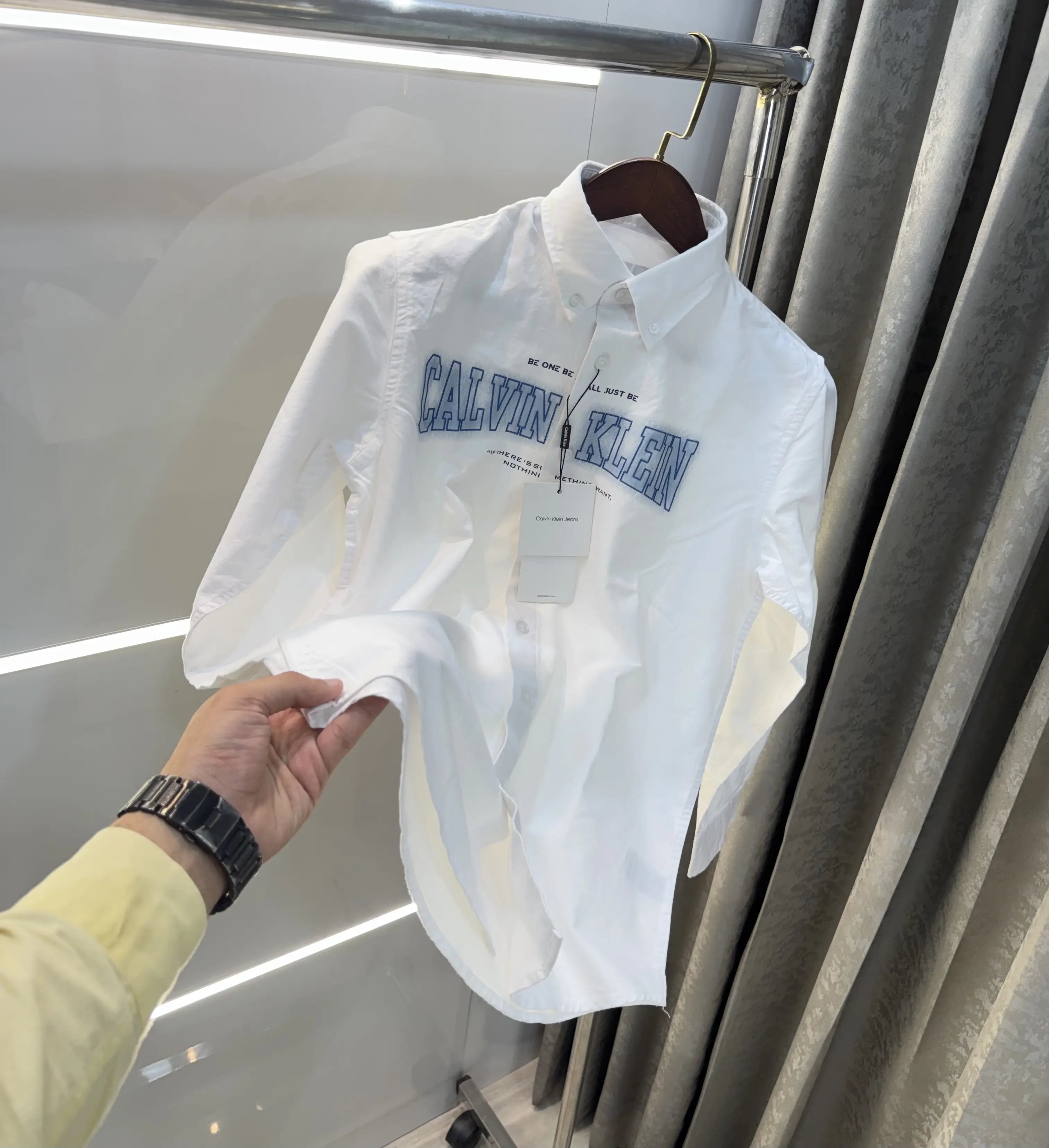 Calvin. Klein White Logo Work Premium Shirt Secondary image