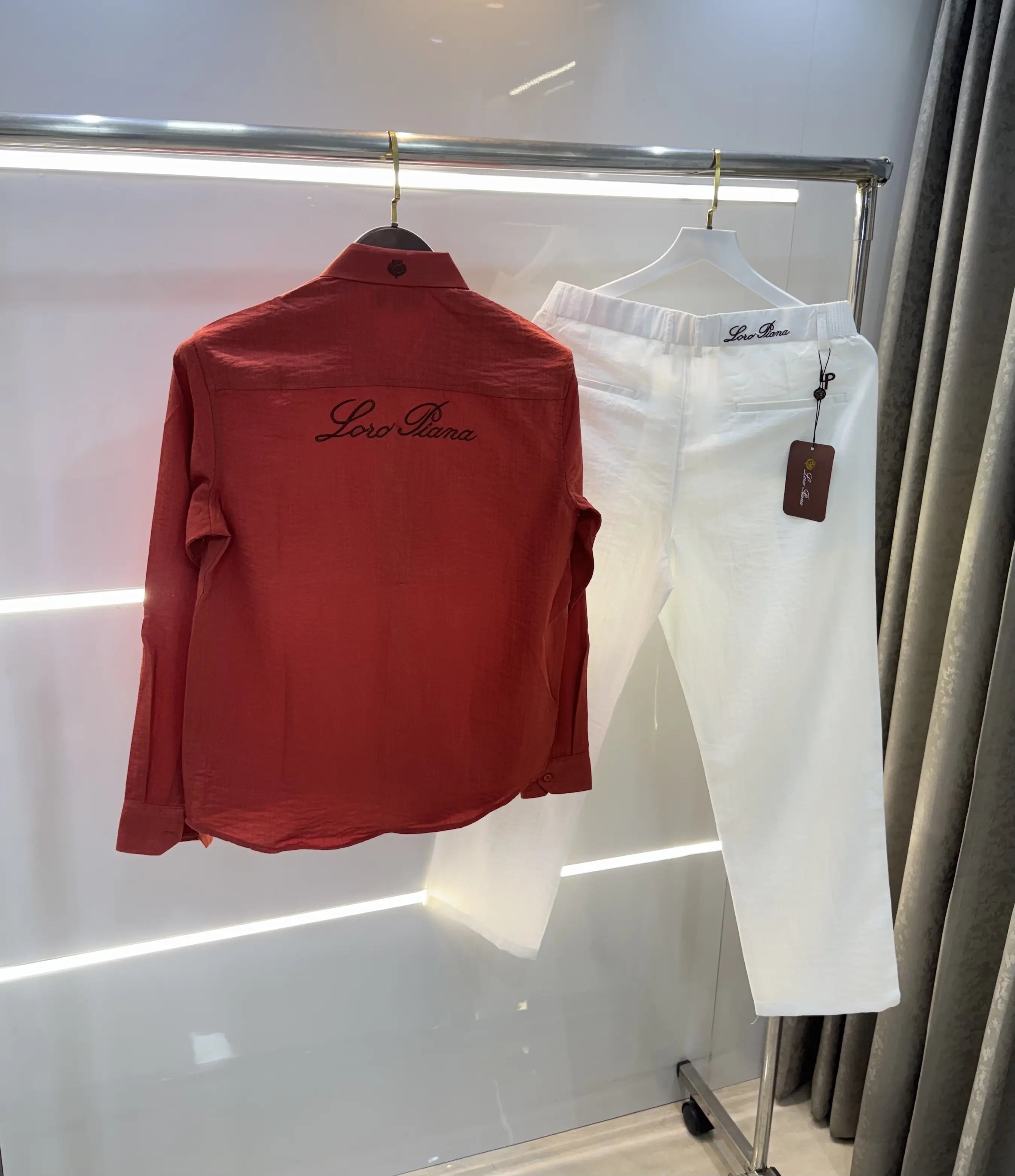 Loro Piana Rust White Italian Imported Combo Main image