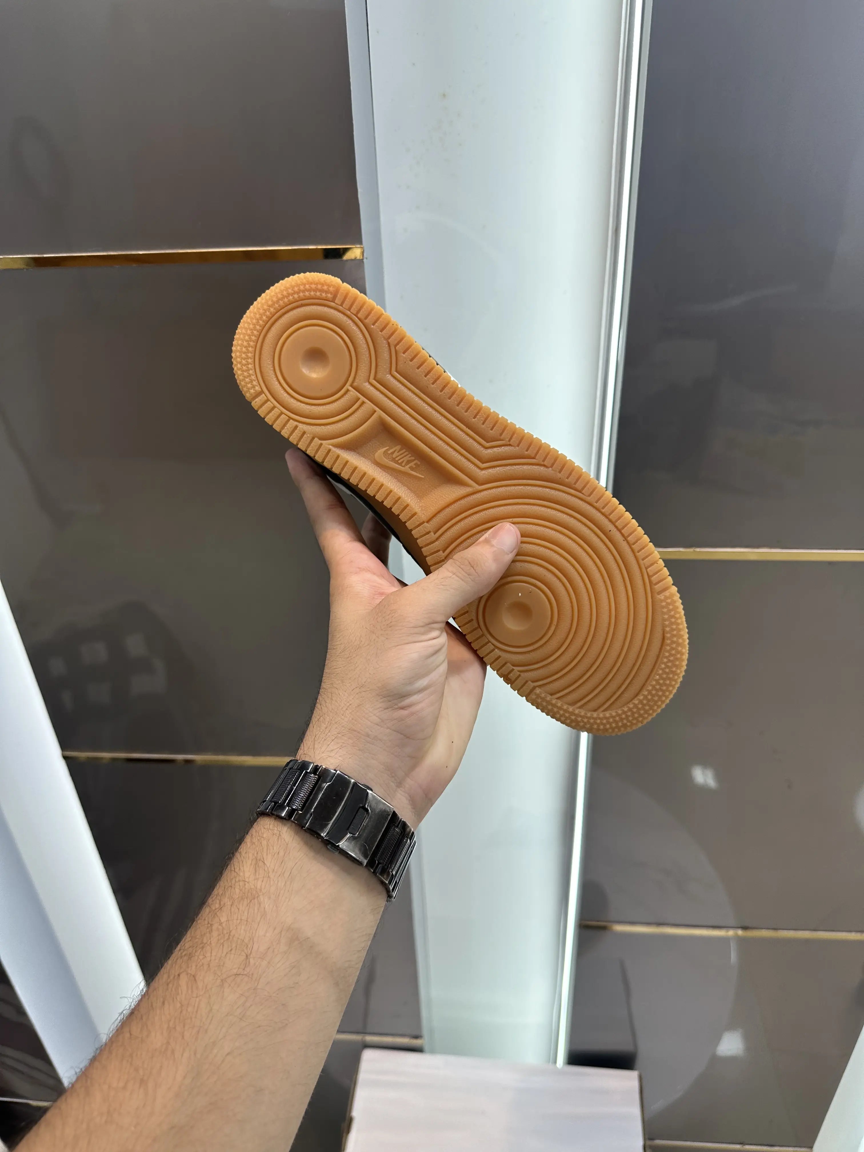Nike_Airforce 1 07 LV 8 Black Gum Sneakers