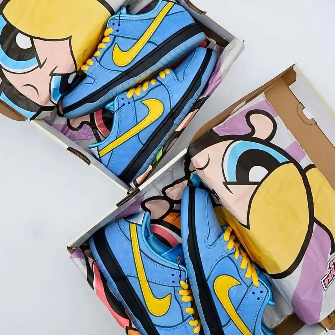 Nikee SB Dunk Low Pro X Powerpuff Bubbles Main image