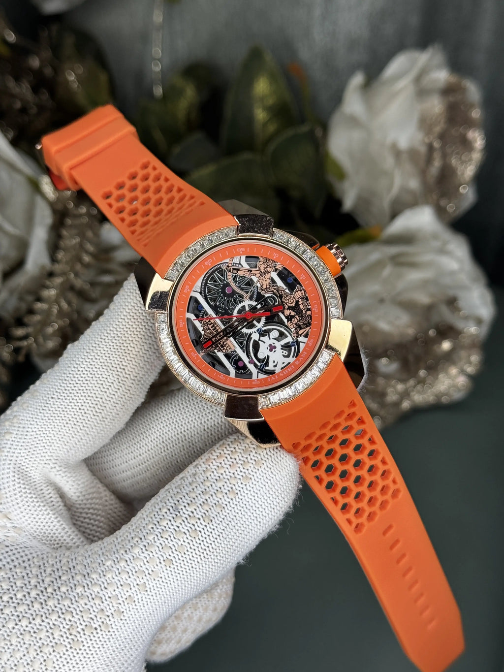 Jacob&Co. Copper Orange Diamond Premium Watch