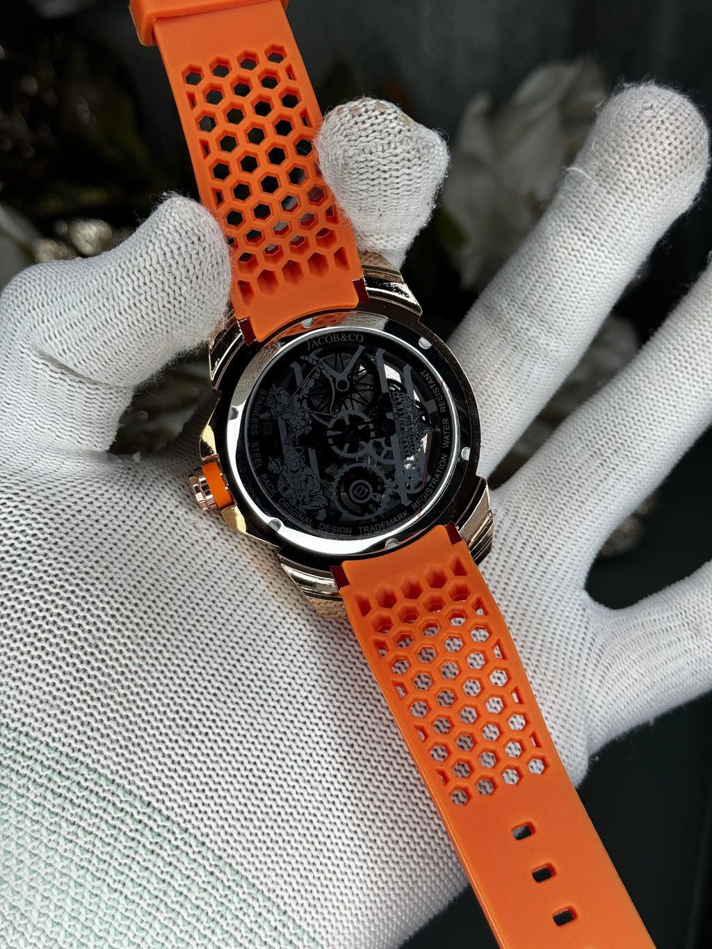 Jacob&Co. Copper Orange Diamond Premium Watch