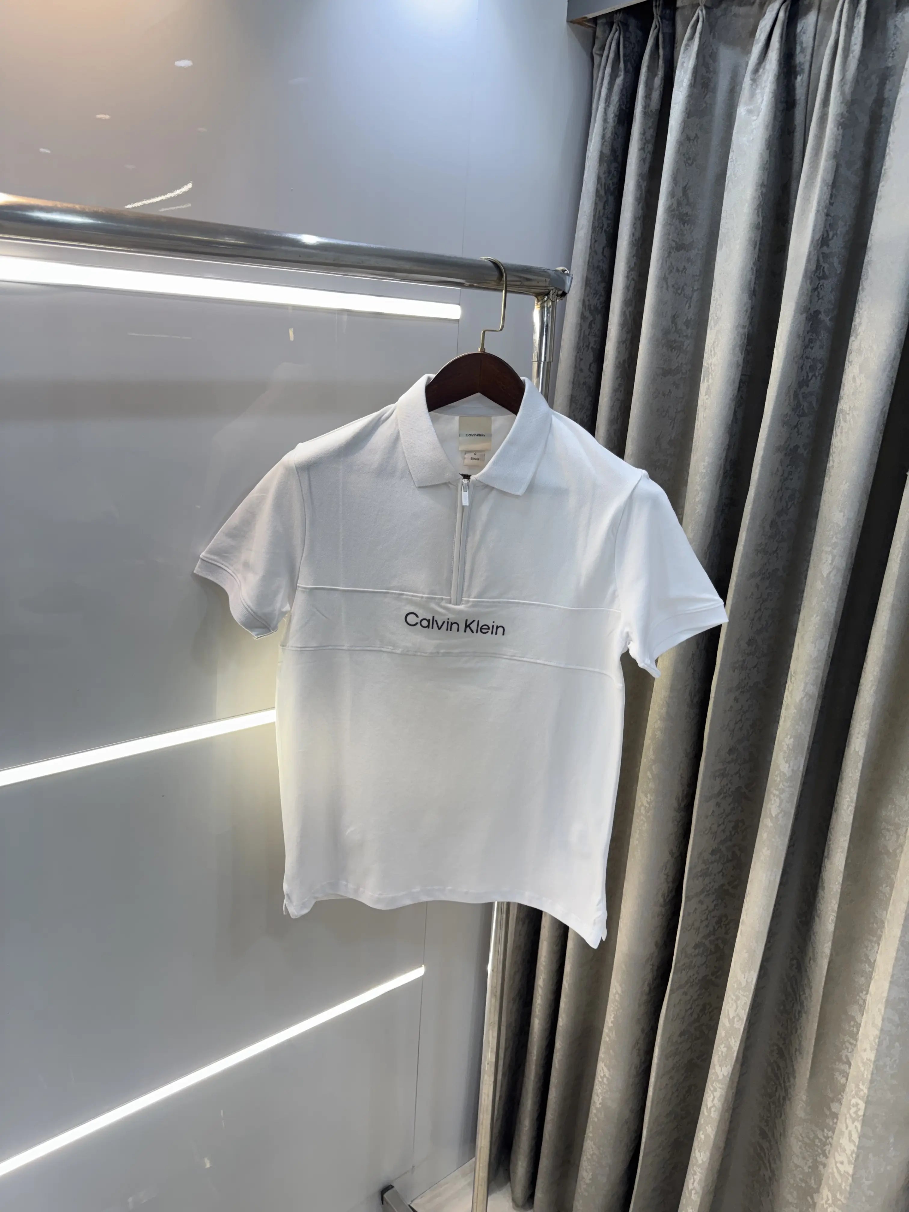Calvin  Klein White Premium Polo T-Shirt Secondary image