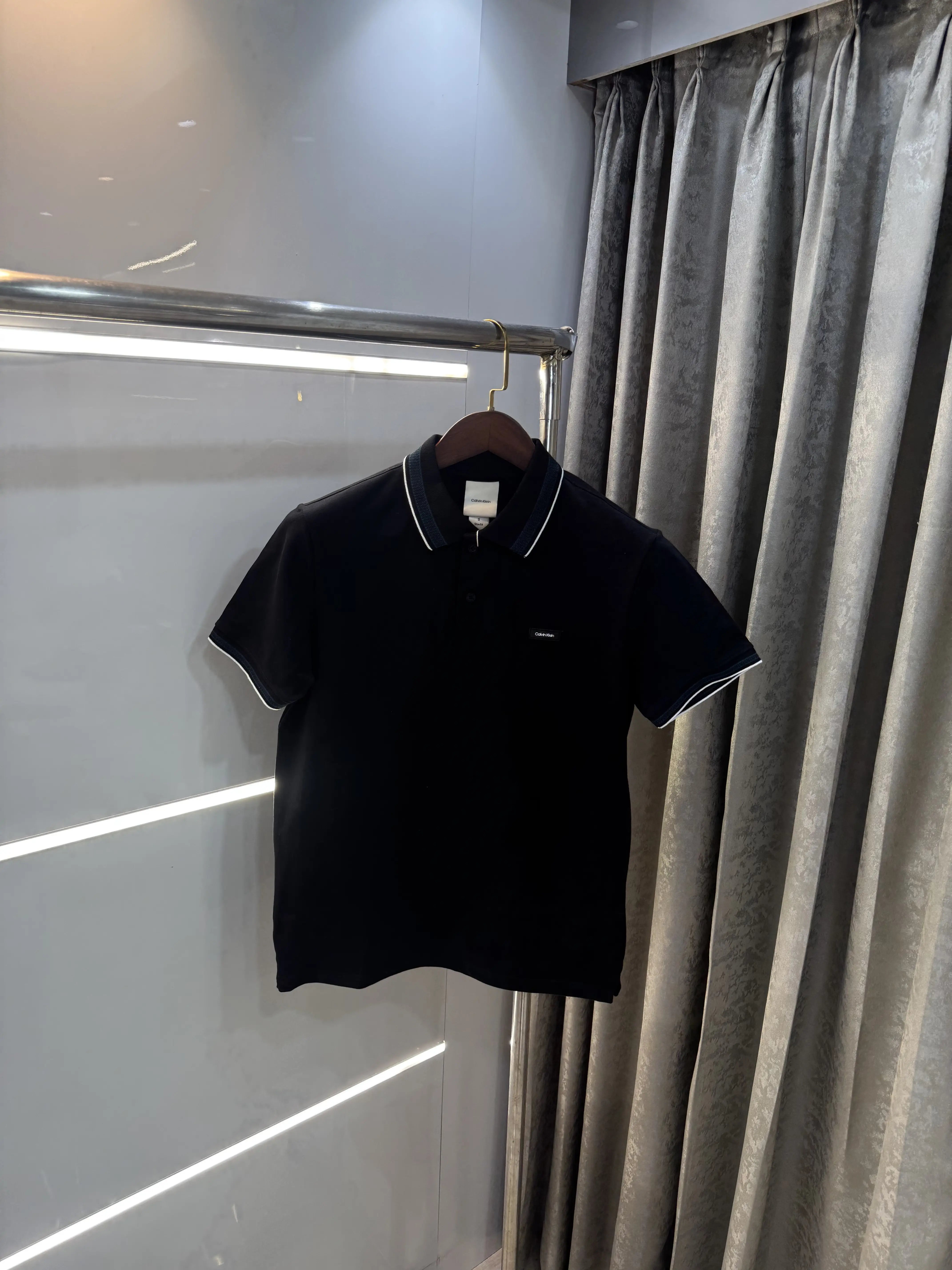 Calvin  Klein Black Premium Polo T-Shirt Secondary image