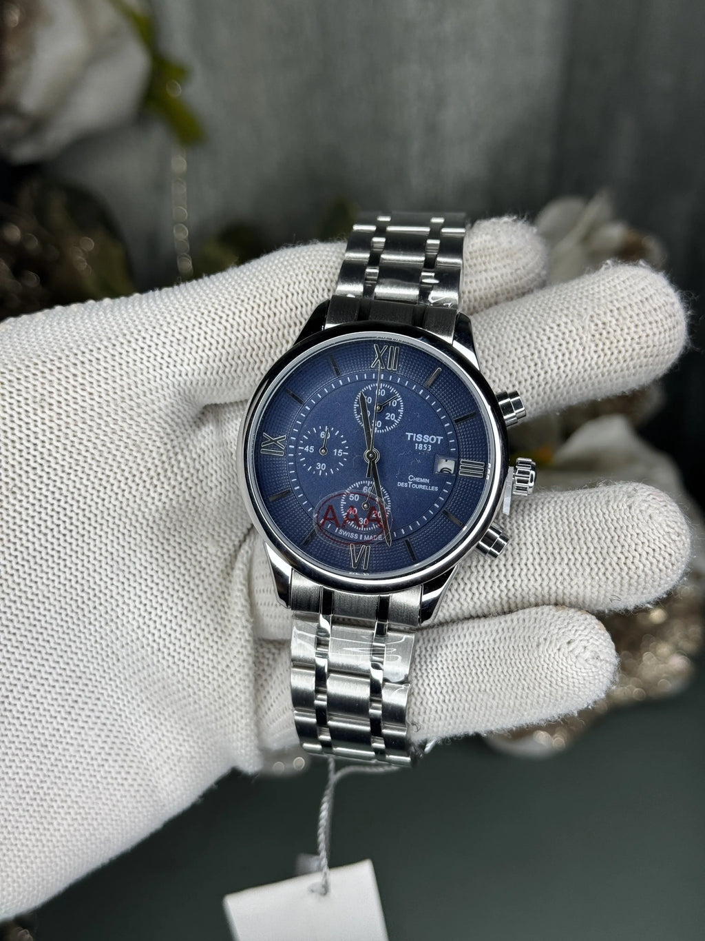 Tisso t Chemin Des Tourelles Blue Premium Chronograph Watch
