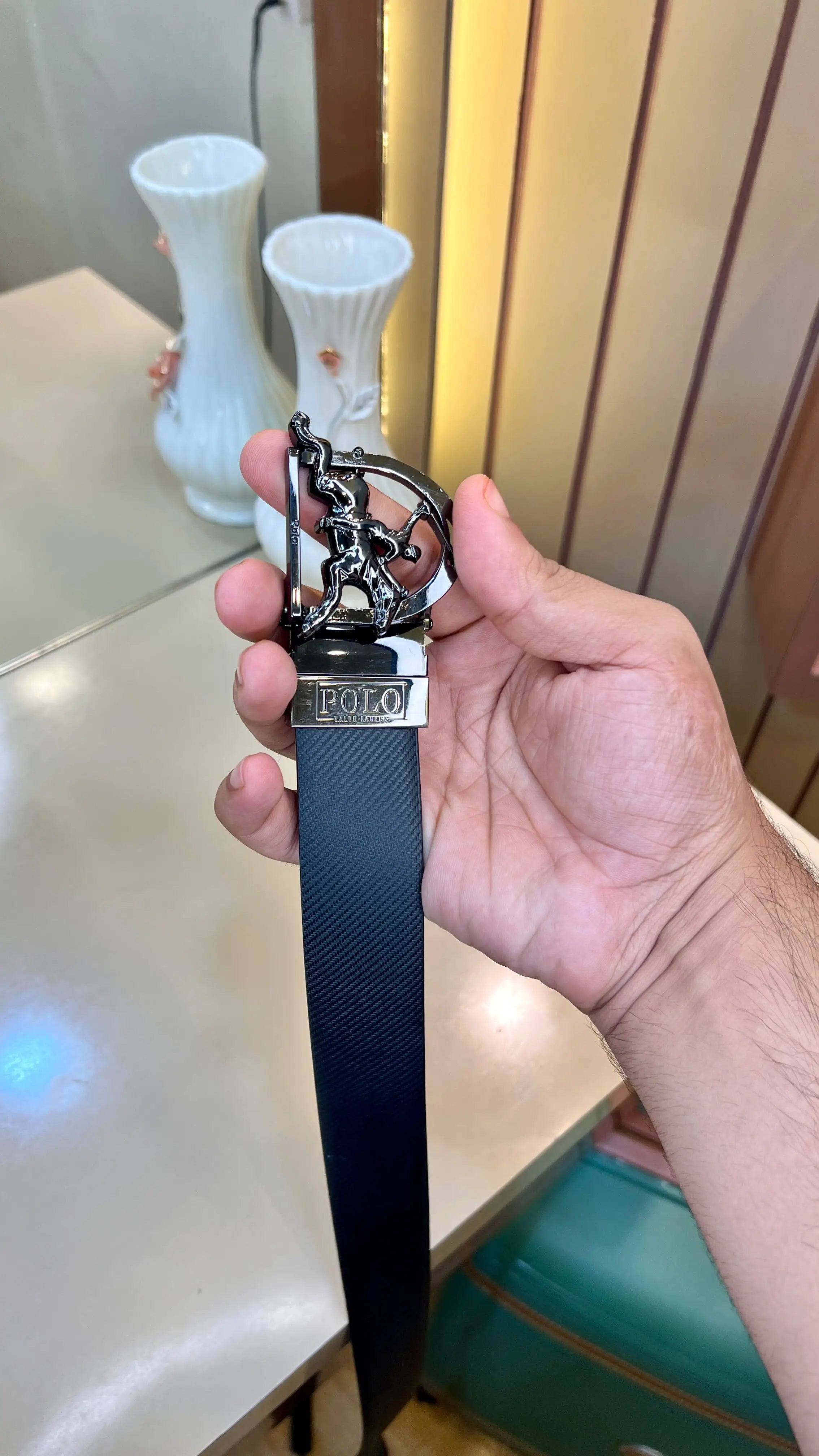 US POLO IMP PREMIUM QUALITY REVERSEABLE BELT WITH BOX Secondary image