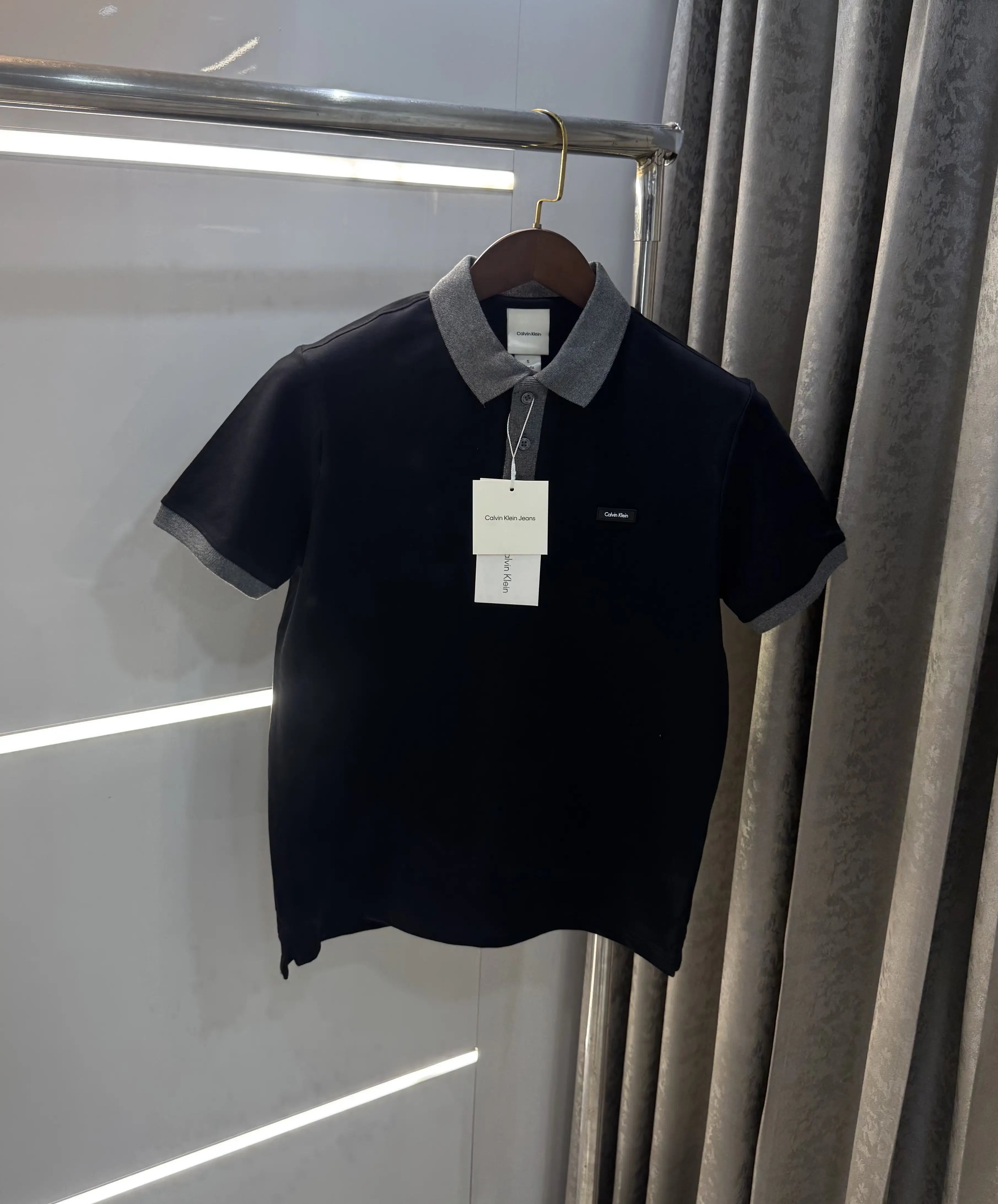 Calvin  Klein Black Premium Polo T-Shirt Main image