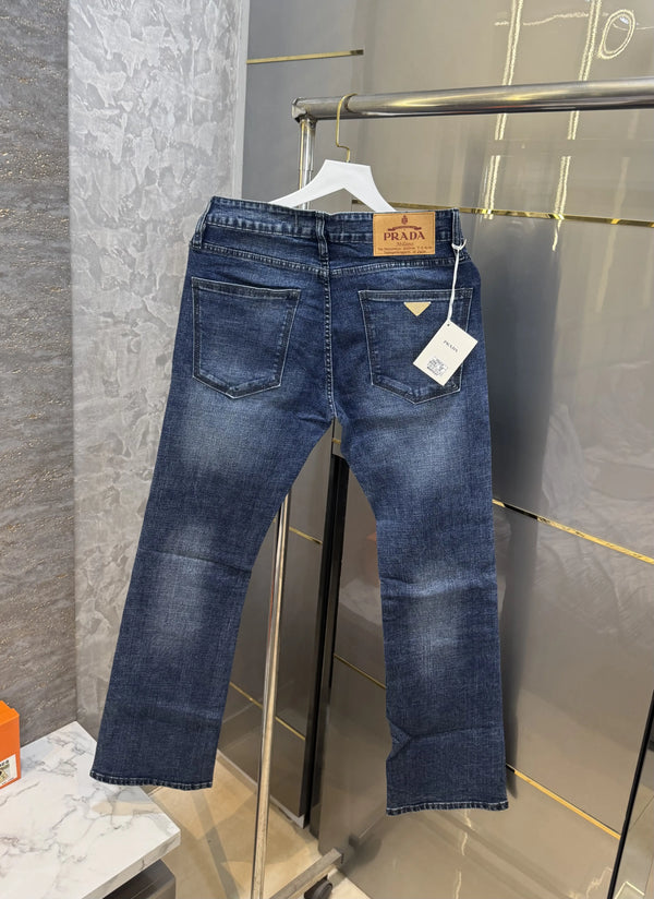 Prad a Milano Dark Blue Shade Imported Denim