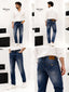 Prad a Milano Dark Blue Shade Imported Denim