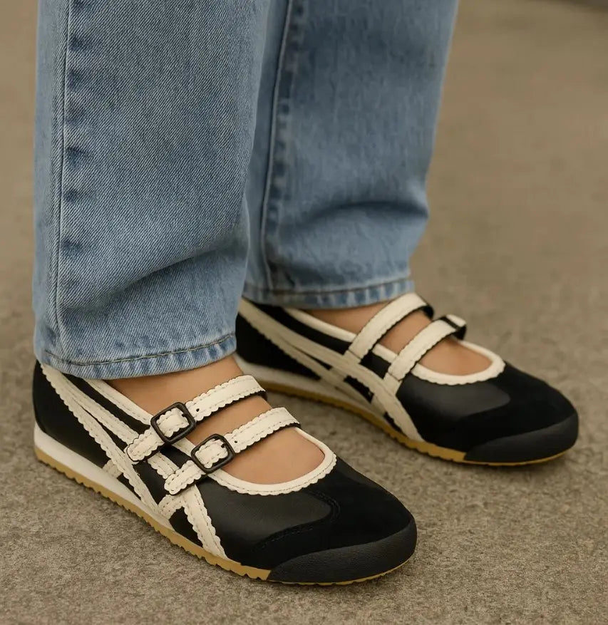 _*Onitsuka Tiger Mexico 66 TGRS Black Cream Women's 446