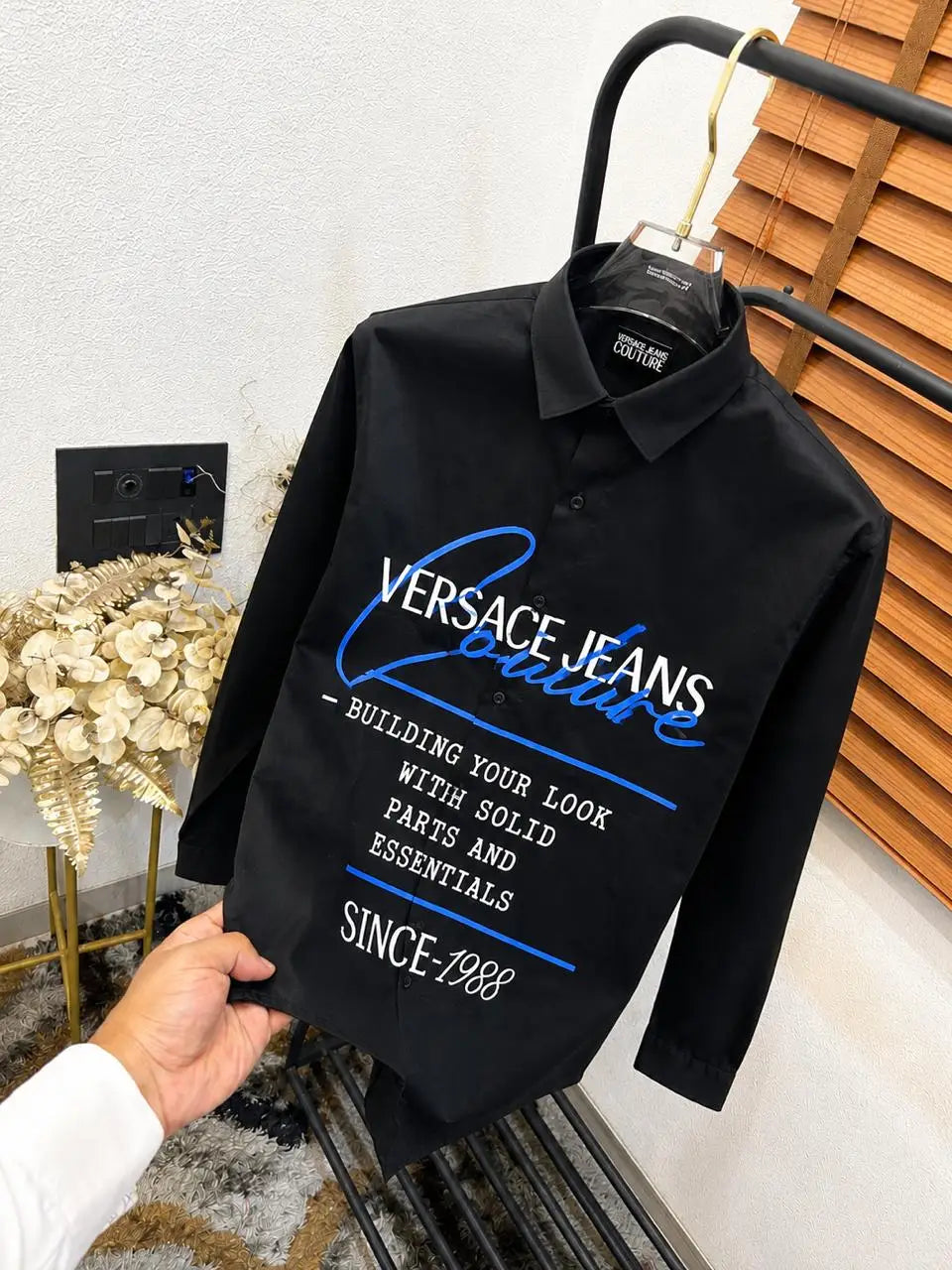 Versac_e Couture Printed EXclusive Partywear Shirt (DN 619)