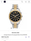 Michael Kor s Lexington Dual Tone Black Premium Chronograph Watch