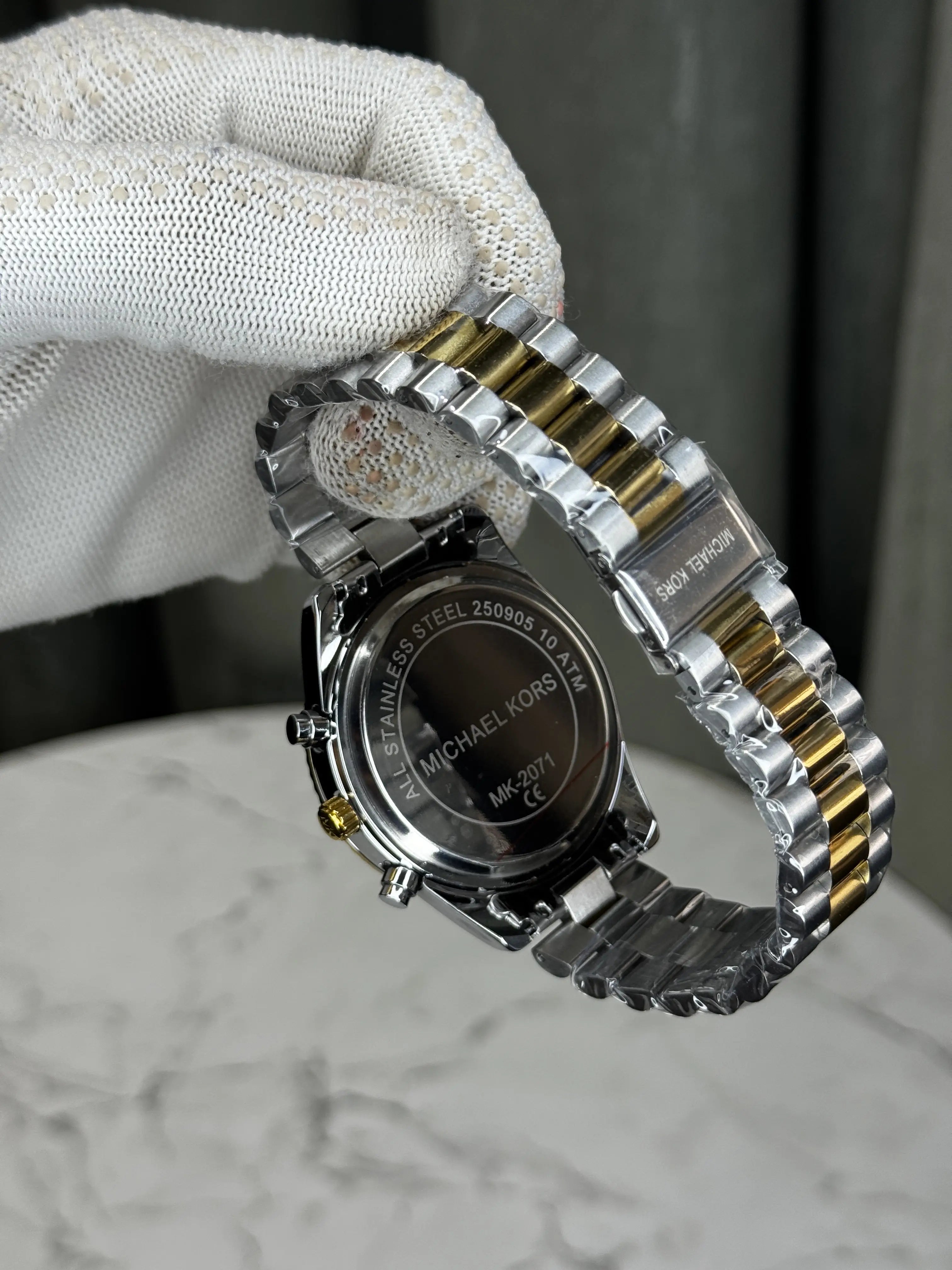 Michael Kor s Lexington Dual Tone Black Premium Chronograph Watch