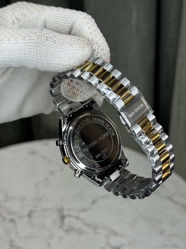 Michael Kor s Lexington Dual Tone Black Premium Chronograph Watch