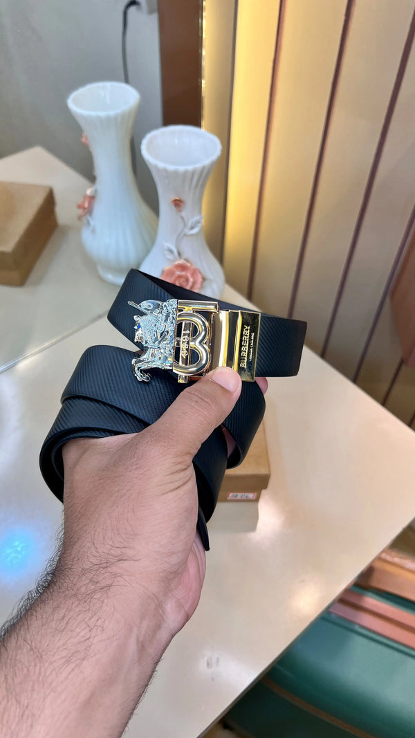 BURBERRY HORSE EDDITION PREMIUM QUALITY IMP REVERSEABLE BELT WITH OG BOX BB-718