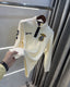 Superdr y Cream Logo Work Premium Full Sleeve Polo T-Shirt