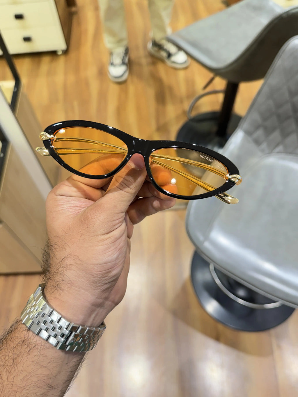 Bottega veneta 9151 black yellow candy