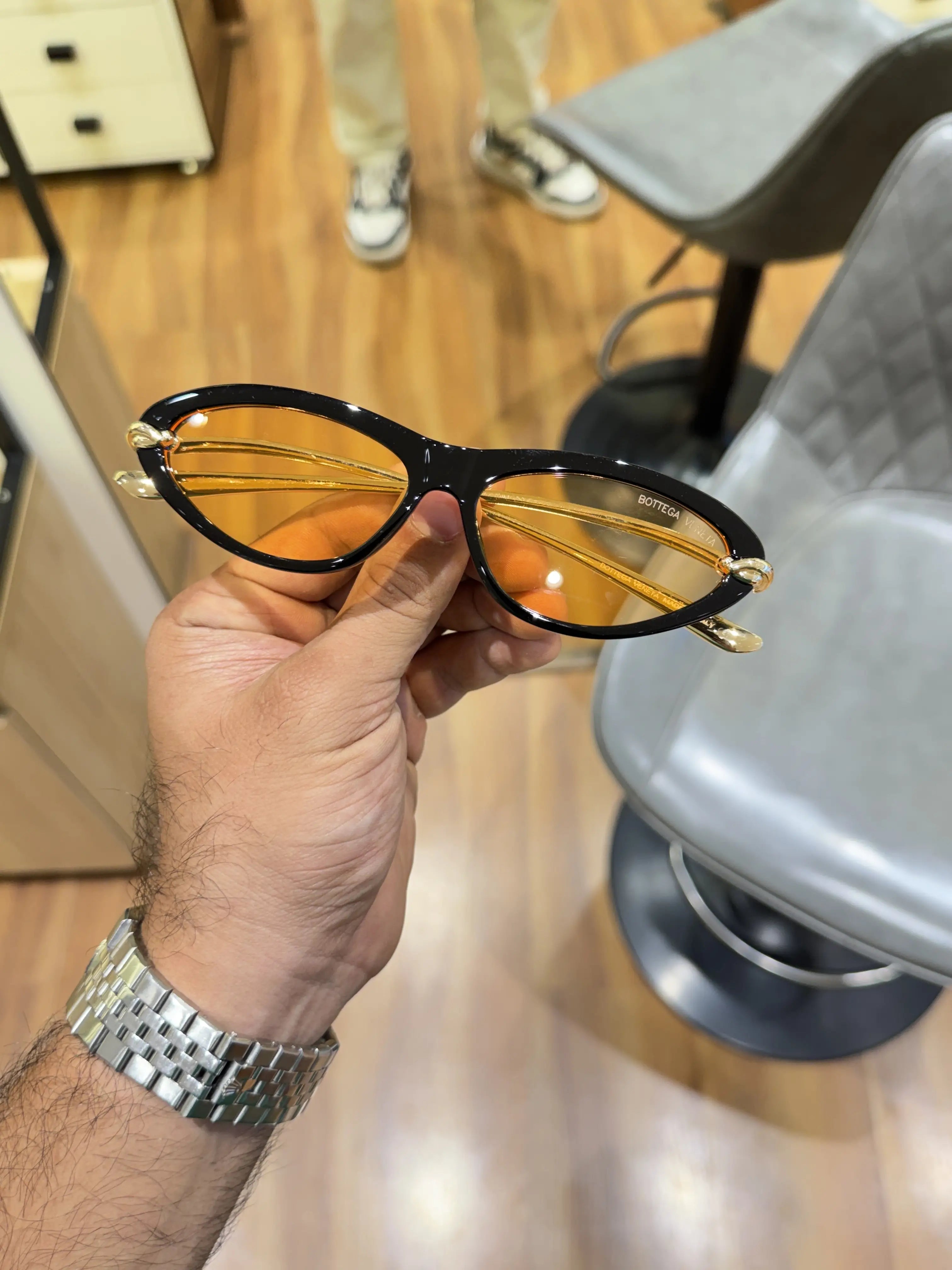 Bottega veneta 9151 black yellow candy