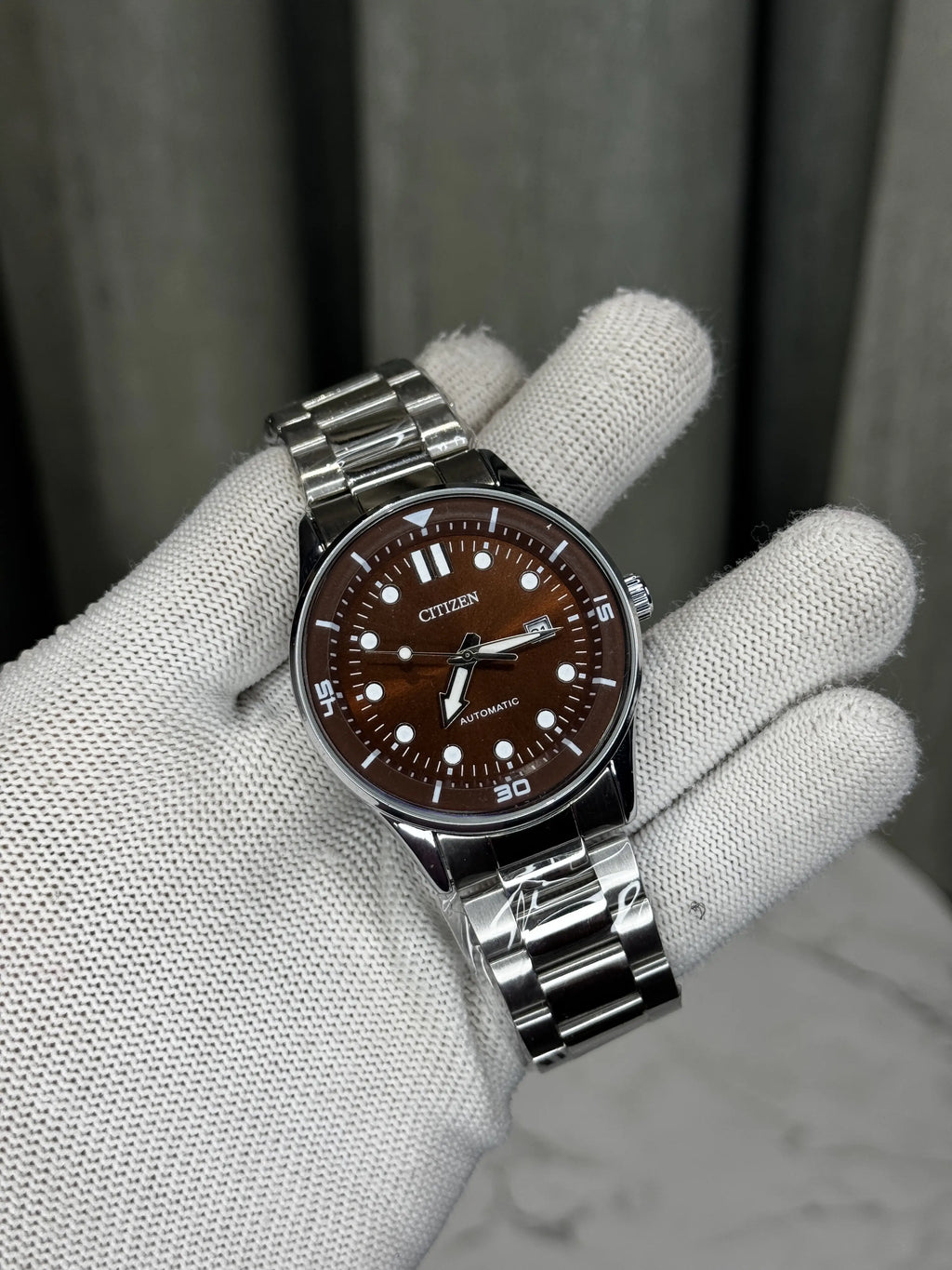 Citizen NJ0191 Silver Brown Premium Quartz Watch