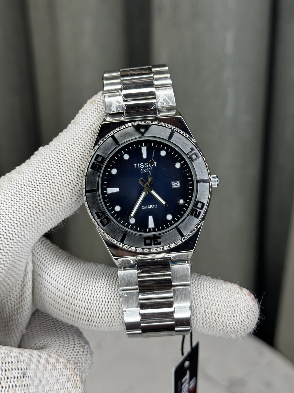Tisso t Silver Blue Seastar Premium Watch
