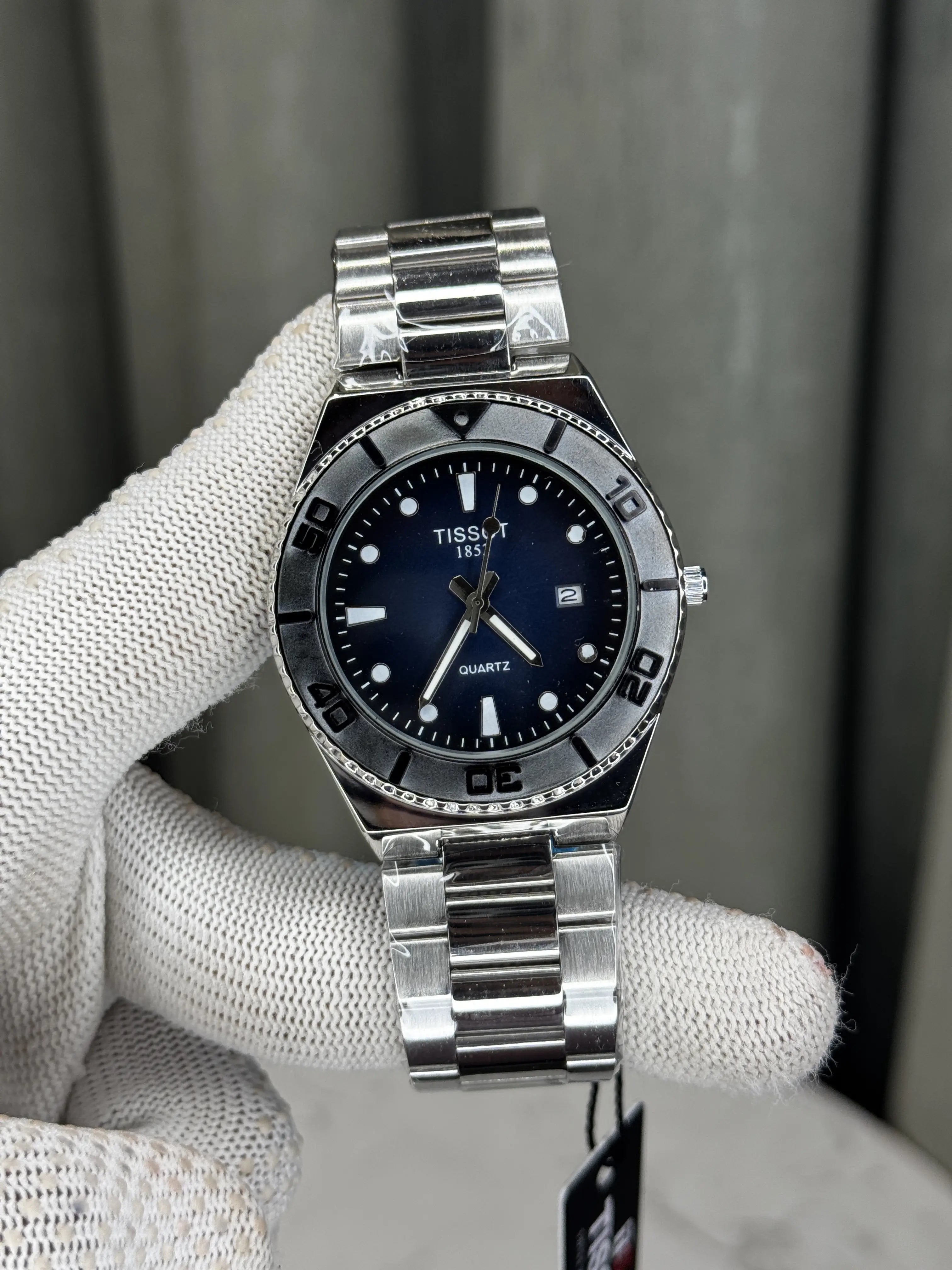 Tisso t Silver Blue Seastar Premium Watch
