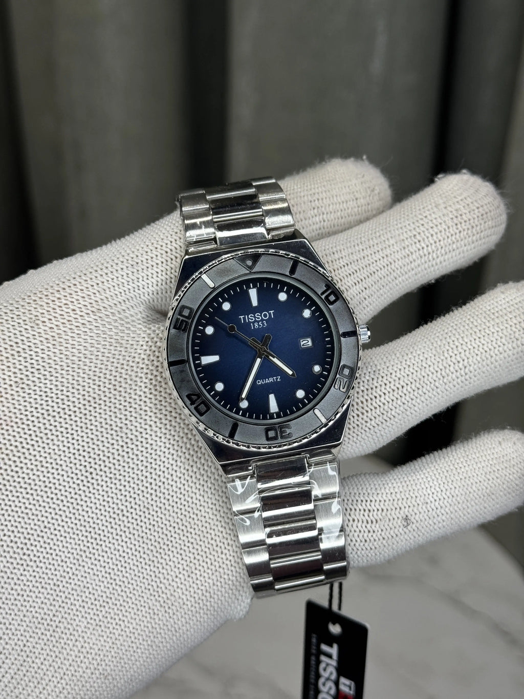 Tisso t Silver Blue Seastar Premium Watch