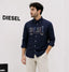 Diesel Navy Blue Logo Work Premium Shirt