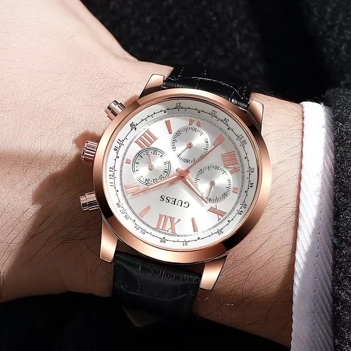 Gues_s Chronograph Leather 187 Main image