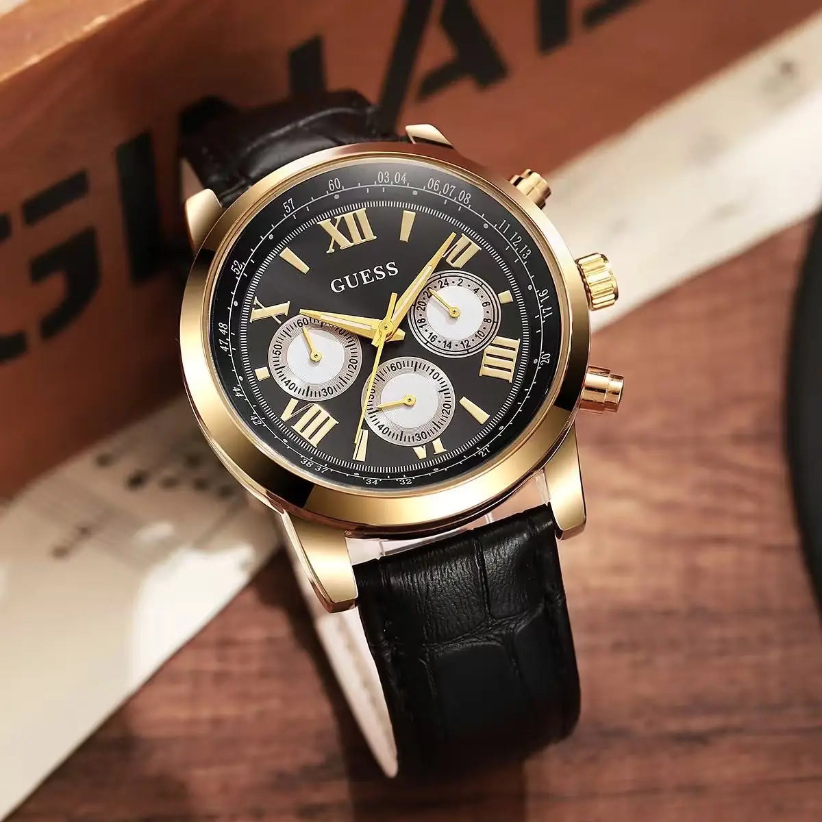 Gues_s Chronograph Leather 187