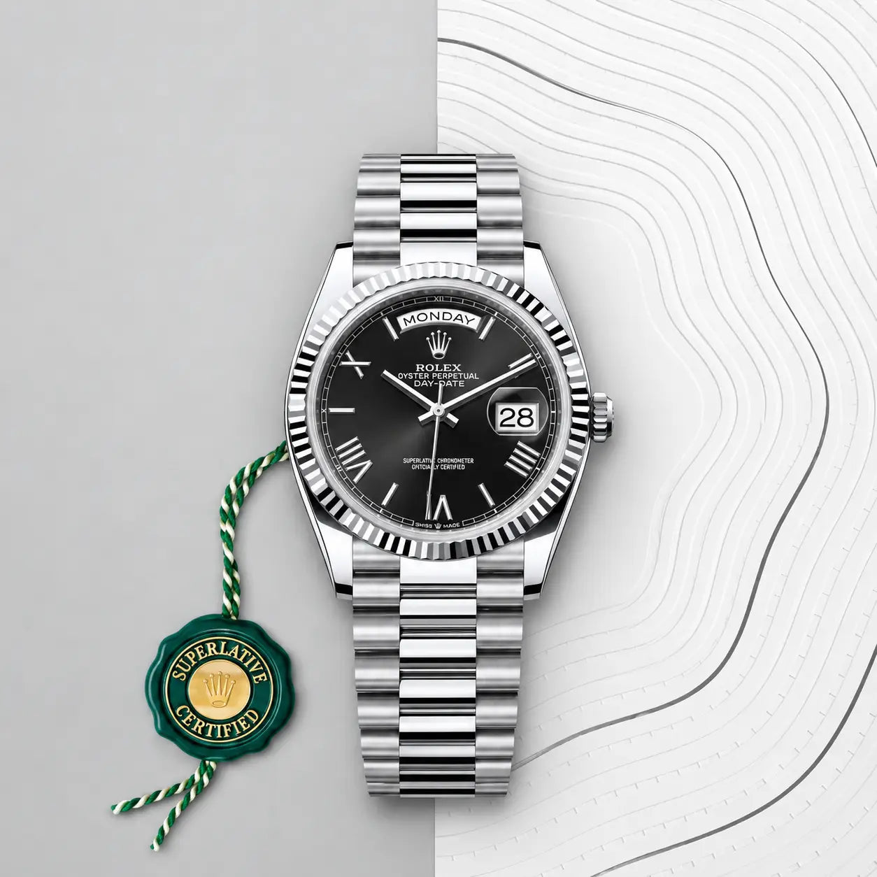 Rolex Day Date heavy quality shift movement