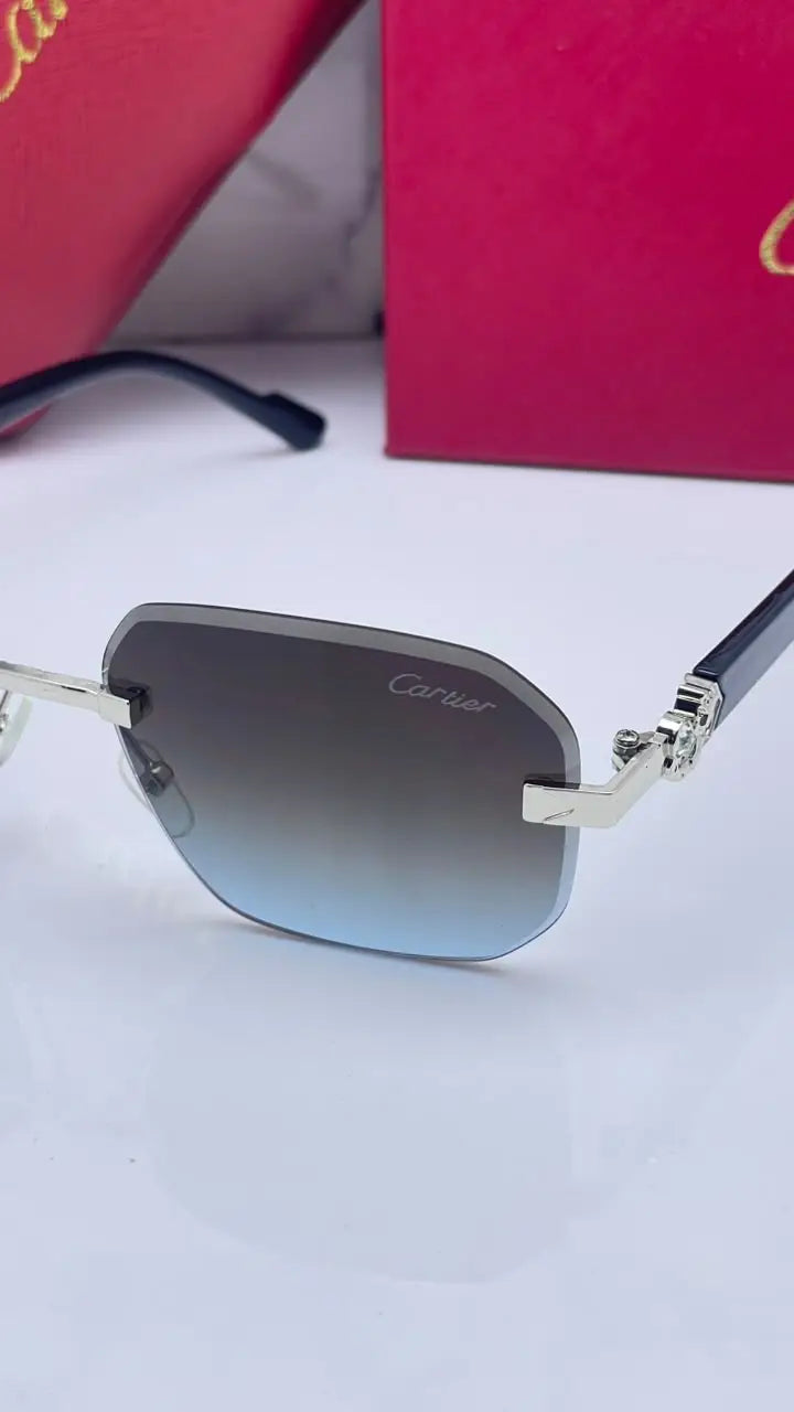 Cartier 8818 silver brown blue Secondary image