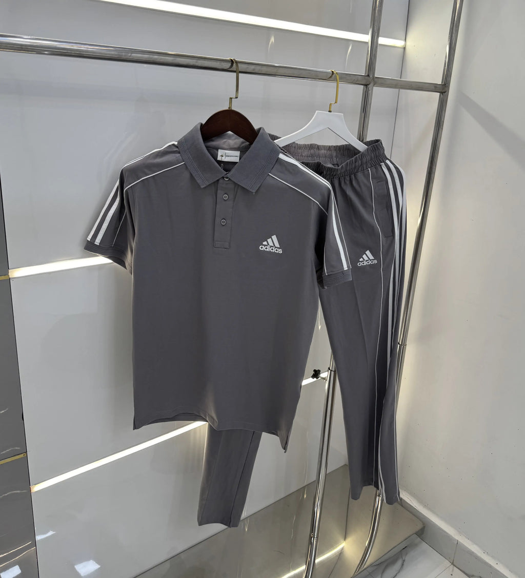 Adida s  Grey Logo Work Premium Tracksuit