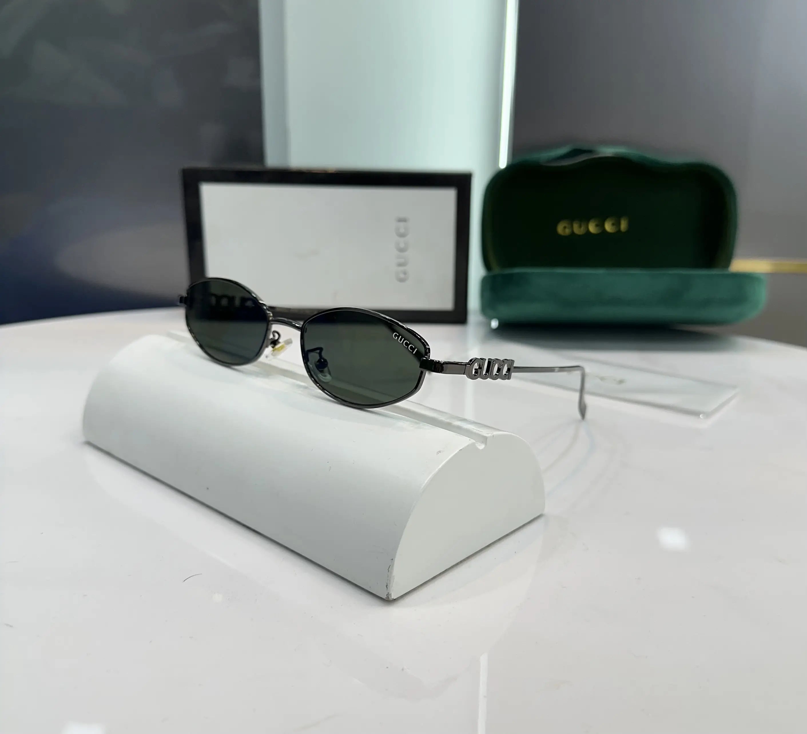 Gucc i Gunmetal Green Premium Shades 2827 Main image