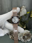 Dio r Rose Gold White Square Premium Ladies Watch