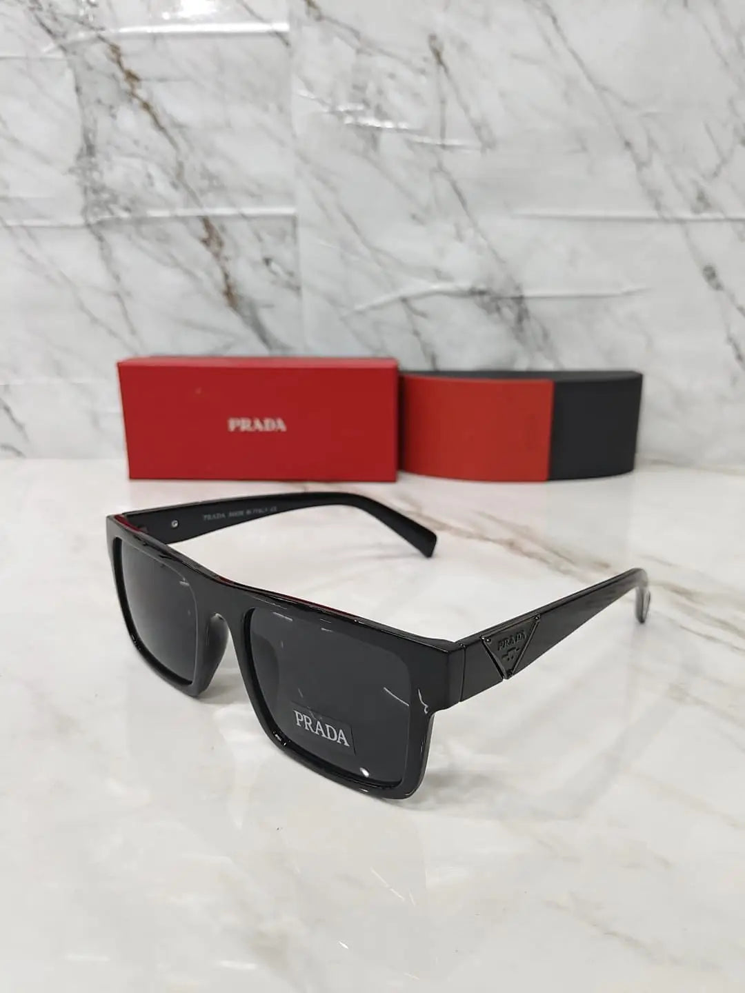 PRADA 2318 METAL LOGO ALL BLACK Main image