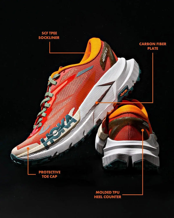 Hoka Mafate X Trail Running Feldspar Mountain Fog 450