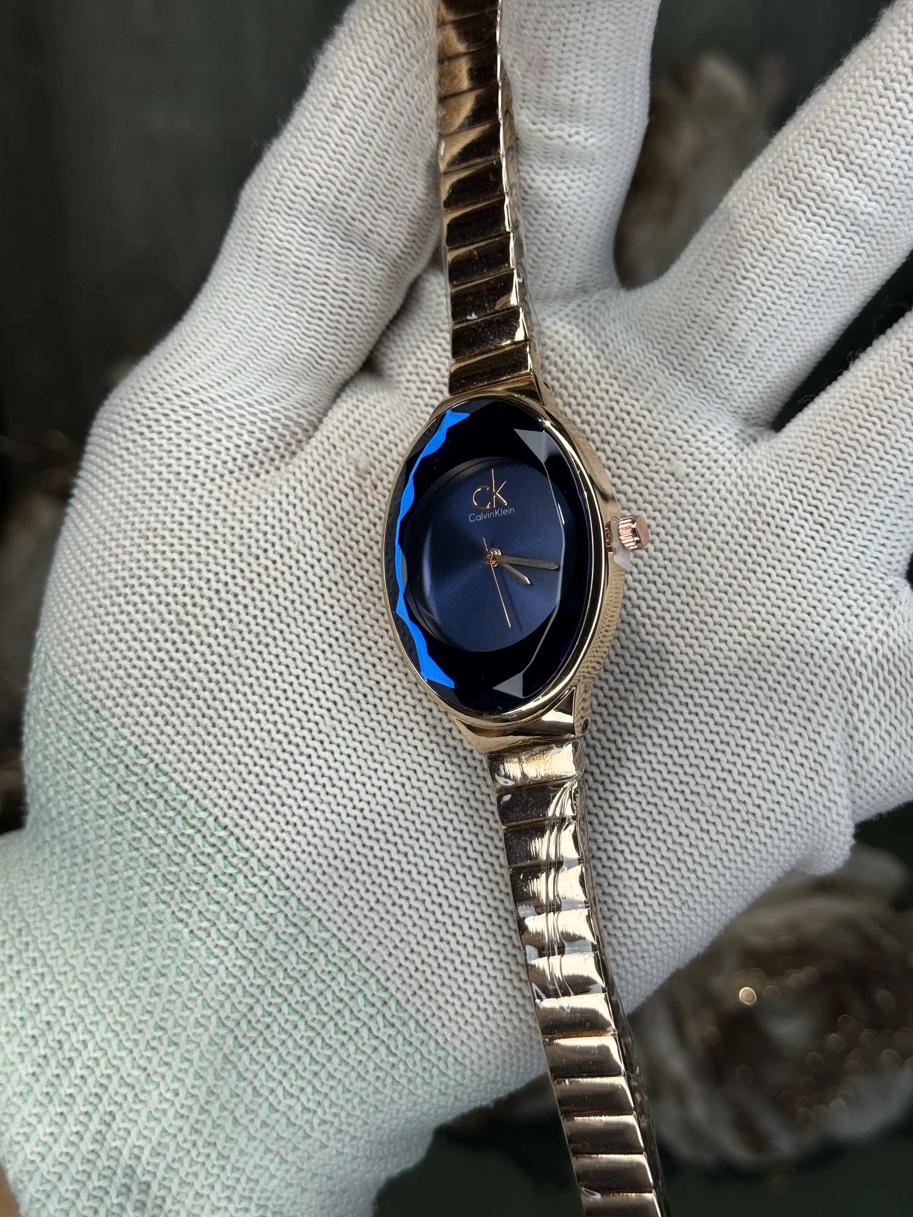 Calvin Klei n Oval Copper Blue Premium Watch Main image