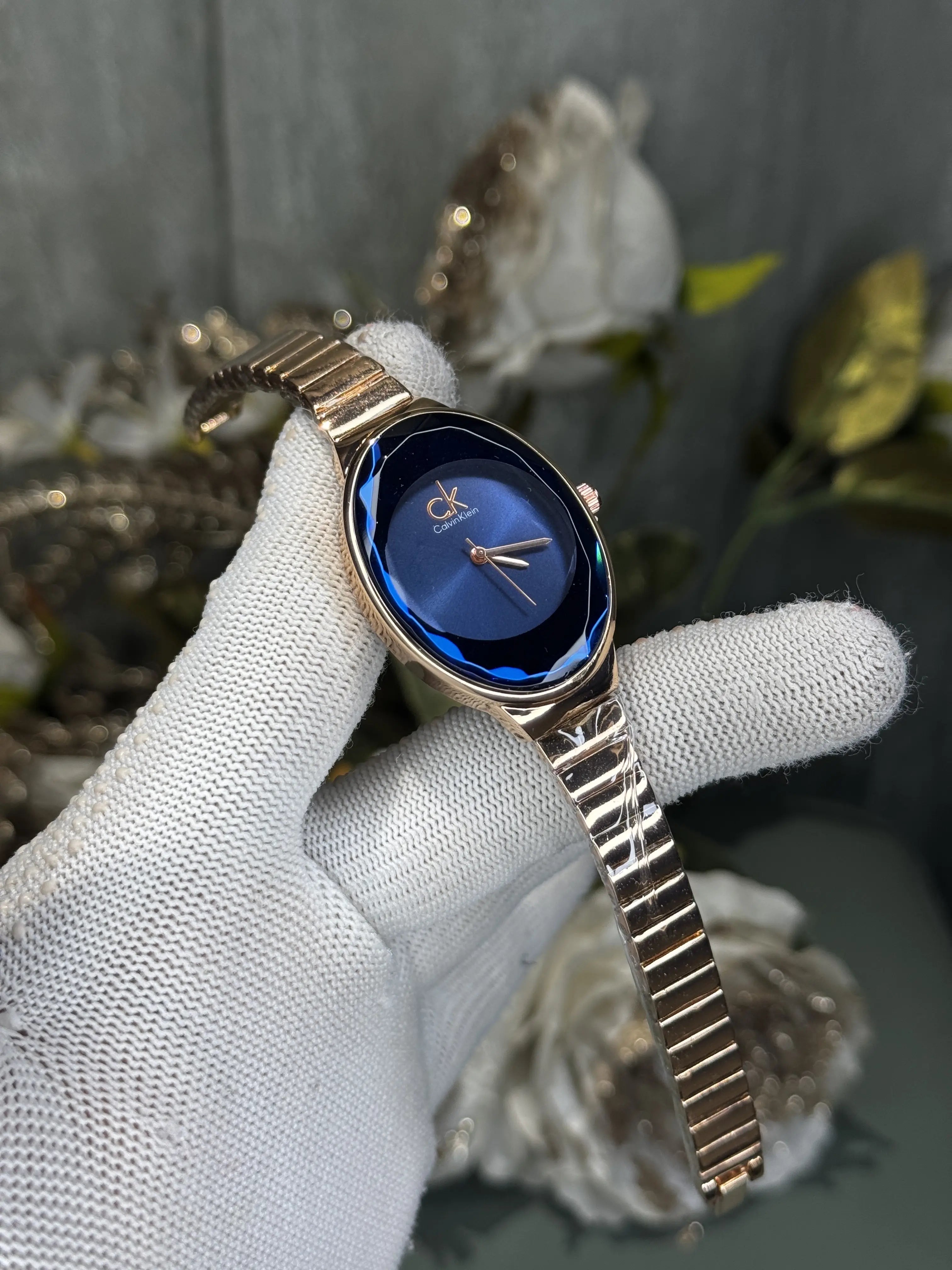 Calvin Klei n Oval Copper Blue Premium Watch Secondary image